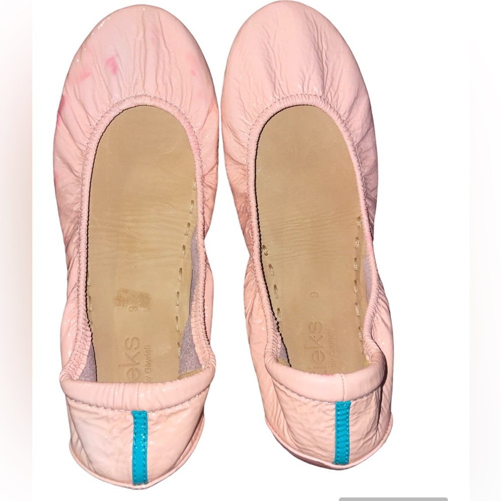 Tieks Gavreili Cotton Candy Pink Patent Ballet Flat Size 9